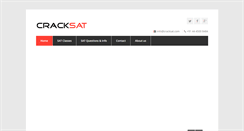 Desktop Screenshot of cracksat.com